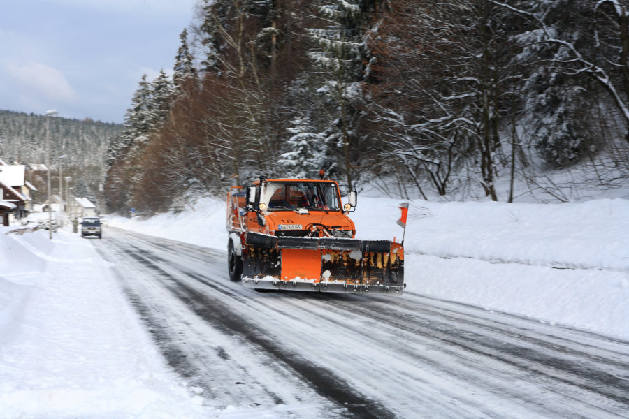 Winterdienst und Schneeräumung - auch bei starkem Schneefall